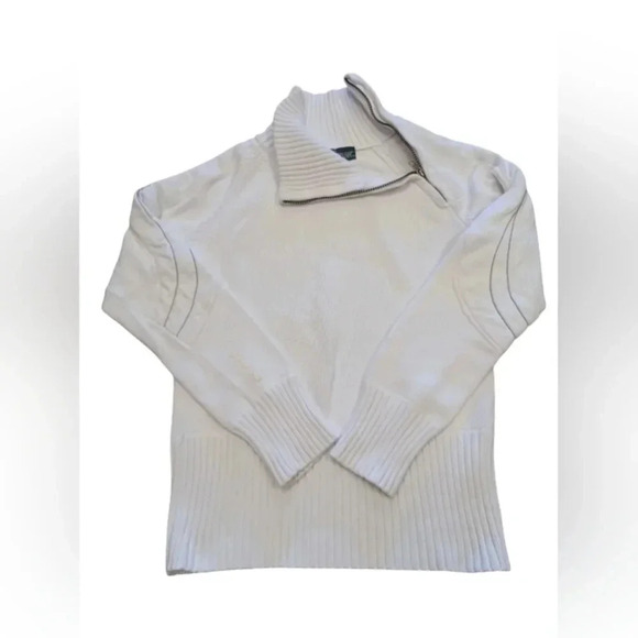 G-Star  LS Turtleneck Knit White Sweater Size Small - Picture 5 of 10